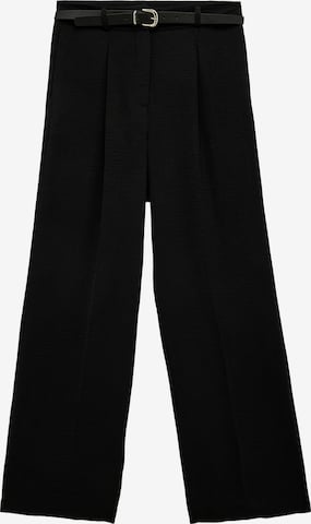 Koton Pleat-Front Pants in Black: front