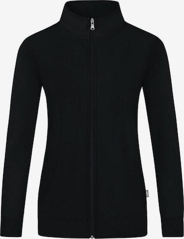 JAKO Athletic Jacket 'Doubletex' in Black: front