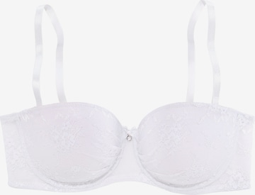 LASCANA Push-up Bra in White: front