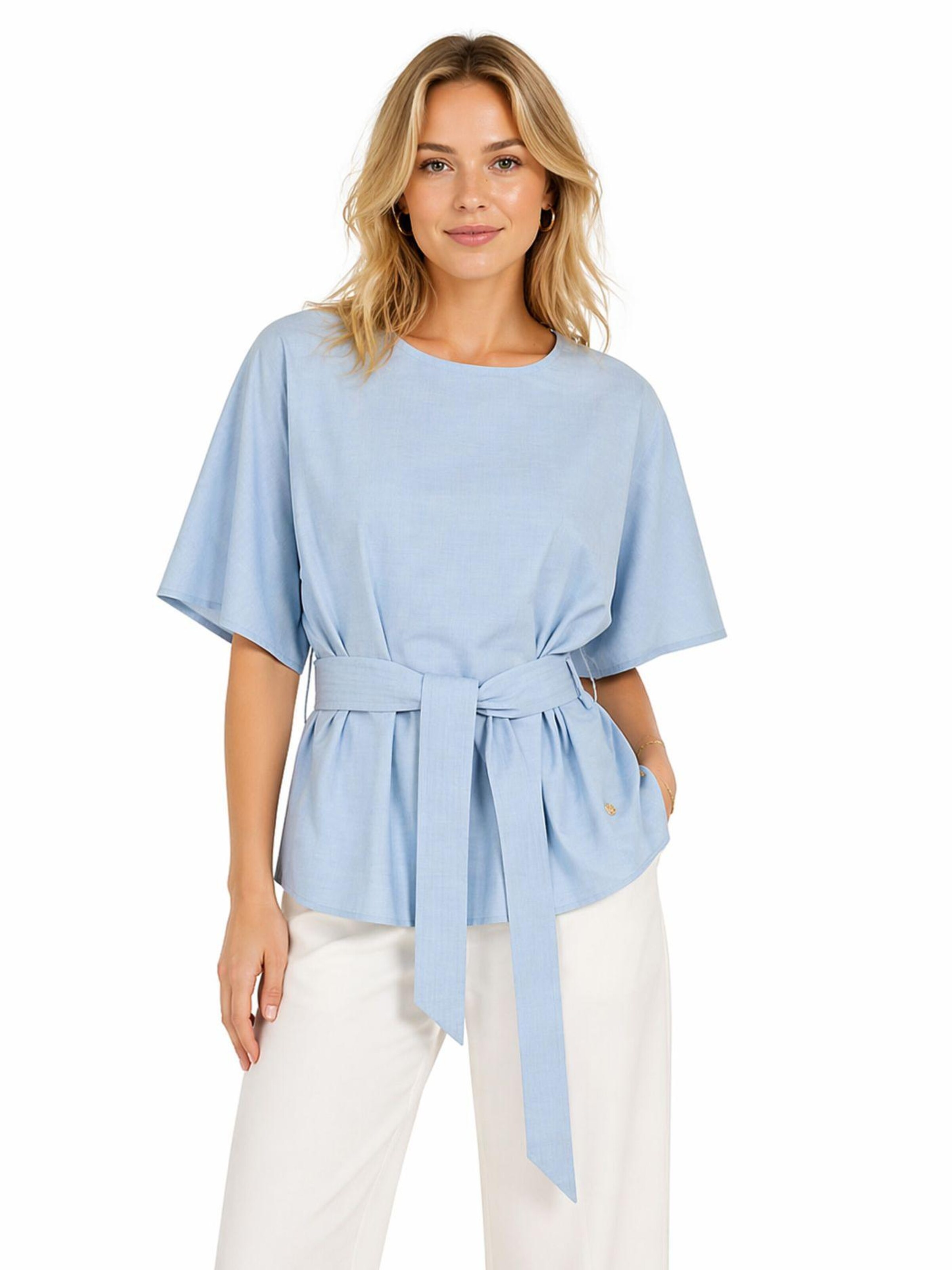 MOS MOSH Blouse 'MMRikas Roy' in Blue