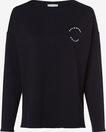 Marie Lund Sweatshirt ' ' in Blauw: voorkant