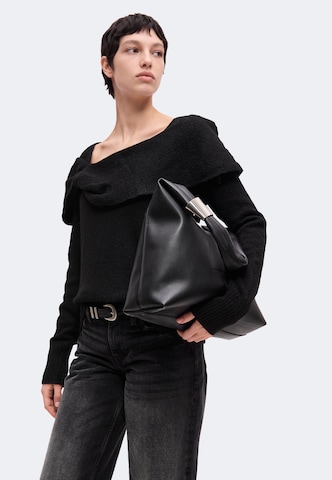 ABOUT YOU Pullover 'Malin' in Schwarz: Vorderseite