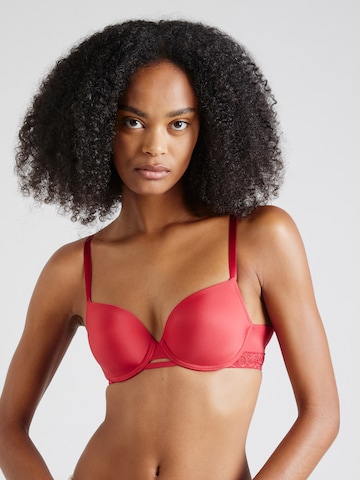 TRIUMPH T-shirt Bra in Red: front