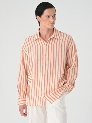 Coupe regular Chemise Antioch en orange