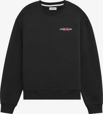 GUESS JEANS Sweatshirt in Schwarz: Vorderseite