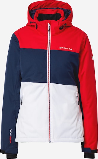 Laisvalaikio striukė 'Kamille W Ski Jacket W-PRO 10000' iš Whistler , spalva - tamsiai mėlyna / šviesiai raudona / balta, Prekių apžvalga
