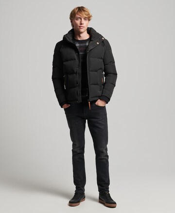 Superdry Winterjacke in Schwarz