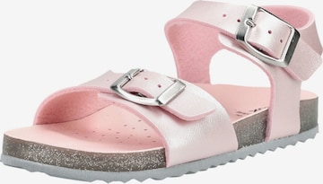 Sandales GEOX en rose : devant