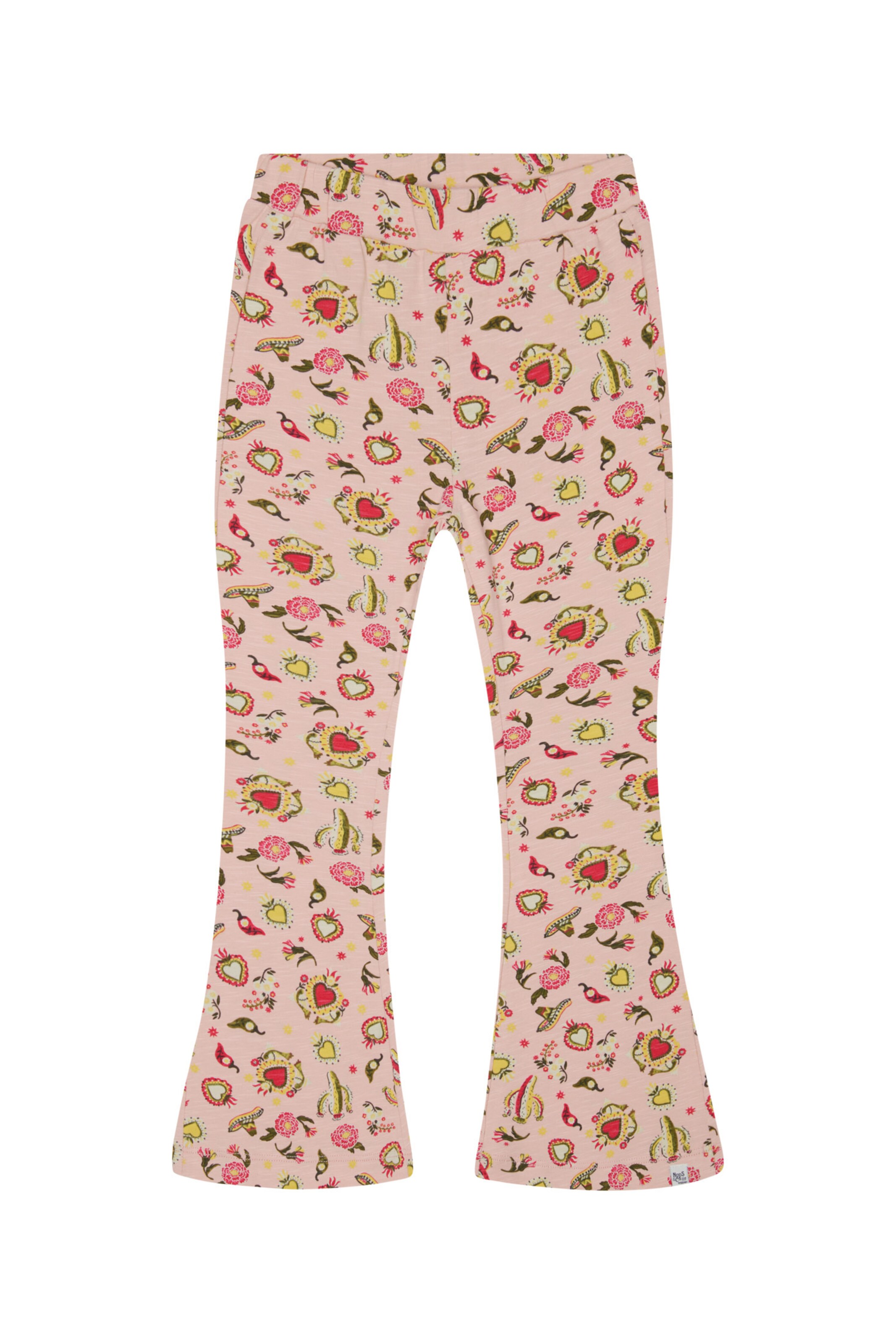Noppies Flared Leggings ' Northbrook ' in Roze: voorkant