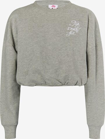 MYMO Sweatshirt 'Blonda' in Grijs: voorkant