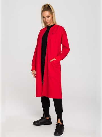 made of emotion - Sudadera con cremallera en rojo