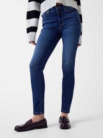 GUESS JEANS Skinny Farmer 'G05 HIGH RISE SKINNY' - kék: elől