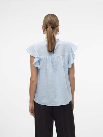 VERO MODA Blouse 'VMTrine' in Blauw