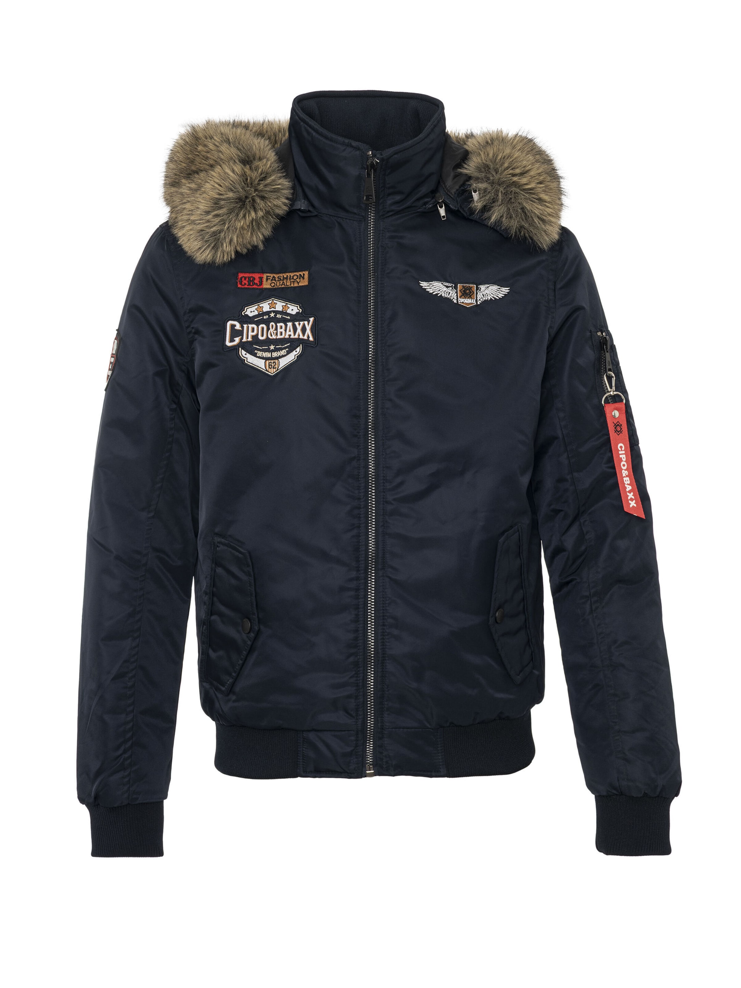 Veste d’hiver 'CM229 ' CIPO & BAXX en bleu : devant