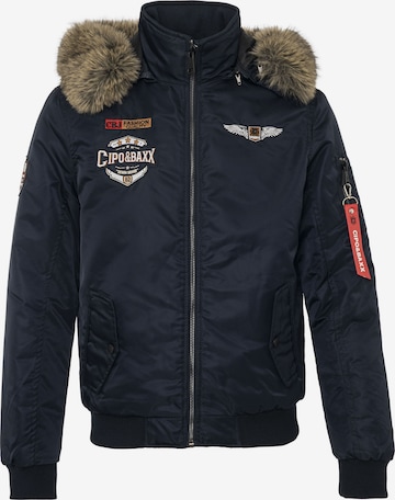 CIPO & BAXX Winter jacket 'CM229 ' in Blue: front