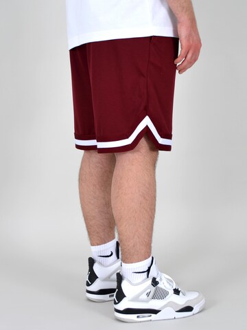 Adam Loosefit Sporthose 'Sweatshorts Basketball Shorts'‌‌‌‌‌‌‌‌‌ in Rot