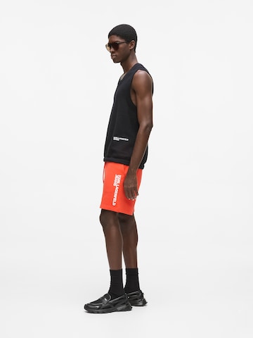 KARL LAGERFELD JEANS Loosefit Broek in Rood