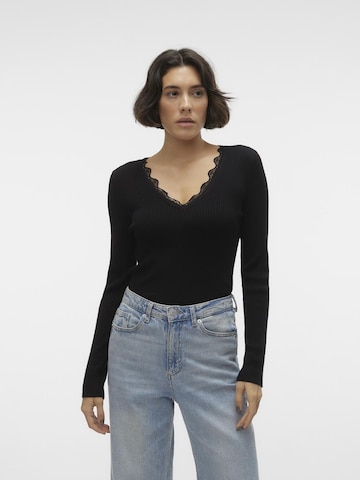 Pull-over VERO MODA en noir : devant