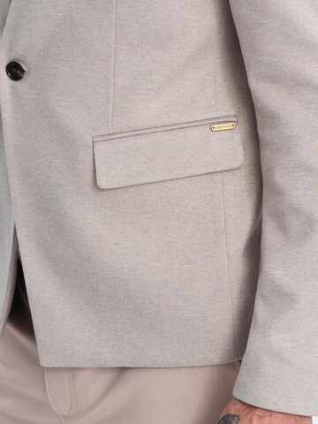 Regular fit Giacca da completo di Ombre in beige