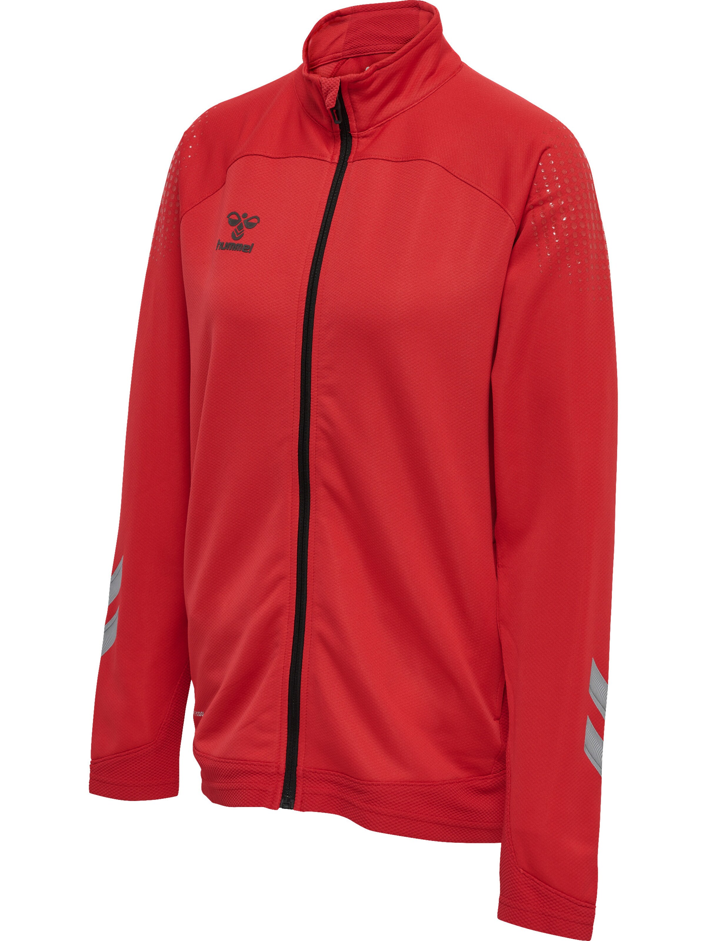 Hummel Sports sweat jacket in Red