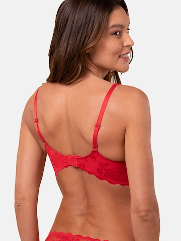 Royal Lounge Intimates Triangle Bra 'Royal Dream' in Red
