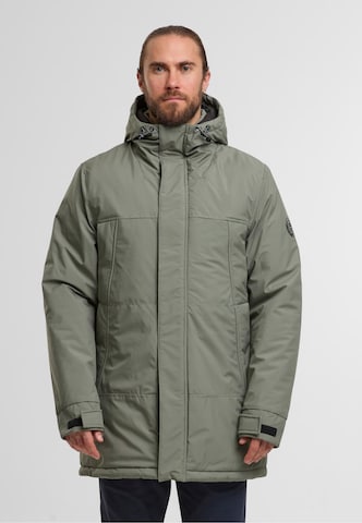 INDICODE JEANS Mantel 'Benyol' in Grau: Vorderseite