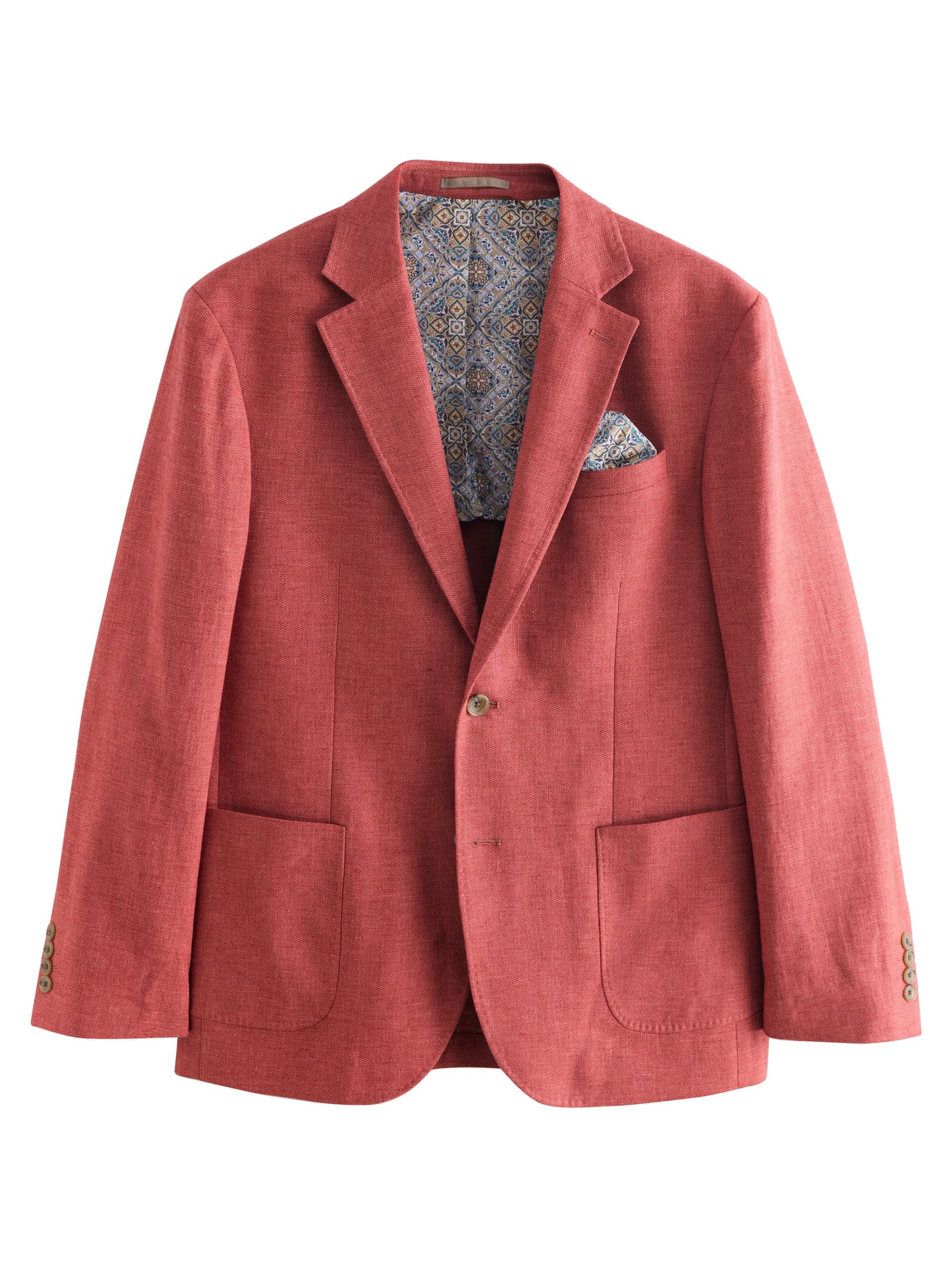 Next Regular Fit Sakko in Orange: Vorderseite