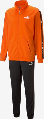PUMA Облекло за трениране в оранжево: отпред