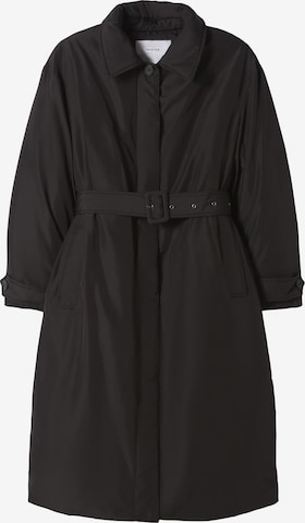 Manteau d’hiver Bershka en noir : devant