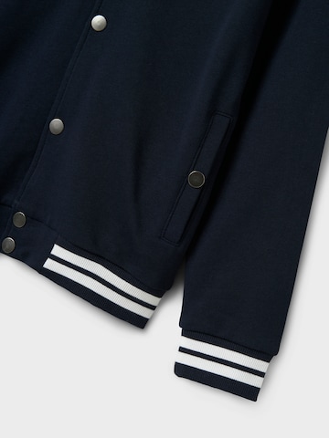 NAME IT - Sudadera con cremallera 'NKMKIEL' en azul