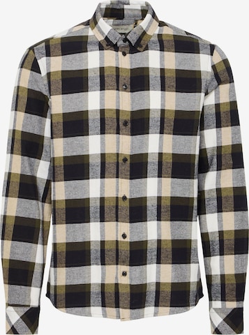 BLEND - Regular Fit Camisa em verde: frente