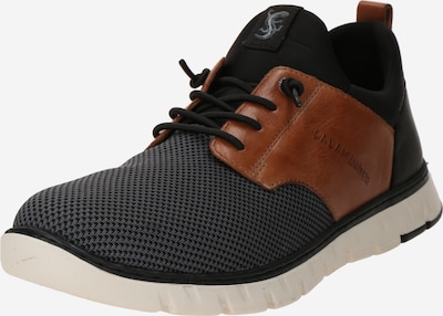 SALAMANDER Zemie brīvā laika apavi, krāsa - brūns / pelēks / melns, Preces skats