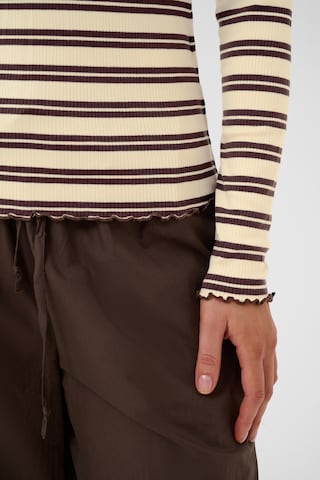 SAINT TROPEZ - Camiseta 'Olalia' en beige