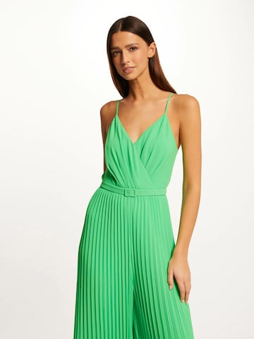 Tuta jumpsuit 'PECLOE' di Morgan in verde: frontale