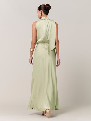 SávelVečernja haljina 'Kendall' - zelena boja: stražnji dio