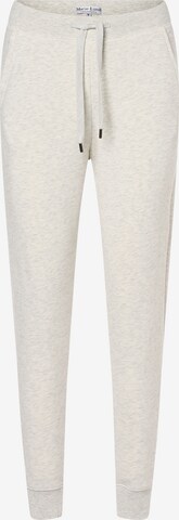 Marie Lund Tapered Broek in Grijs: voorkant