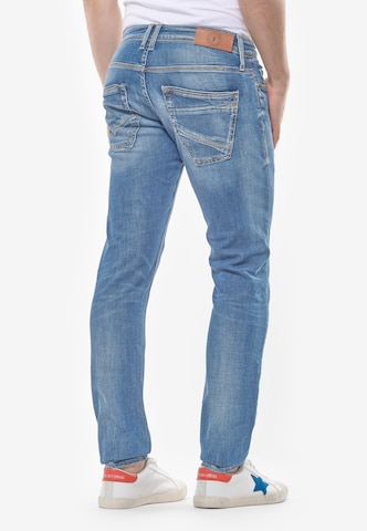 Le Temps Des Cerises Regular Jeans in Blauw