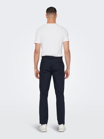 Regular Pantalon 'Law' Only & Sons en bleu