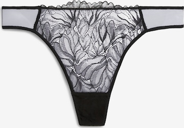 Calvin Klein Underwear Tanga – černá: přední strana