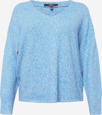 Pull-over 'DOFFY' Vero Moda Curve en bleu : devant