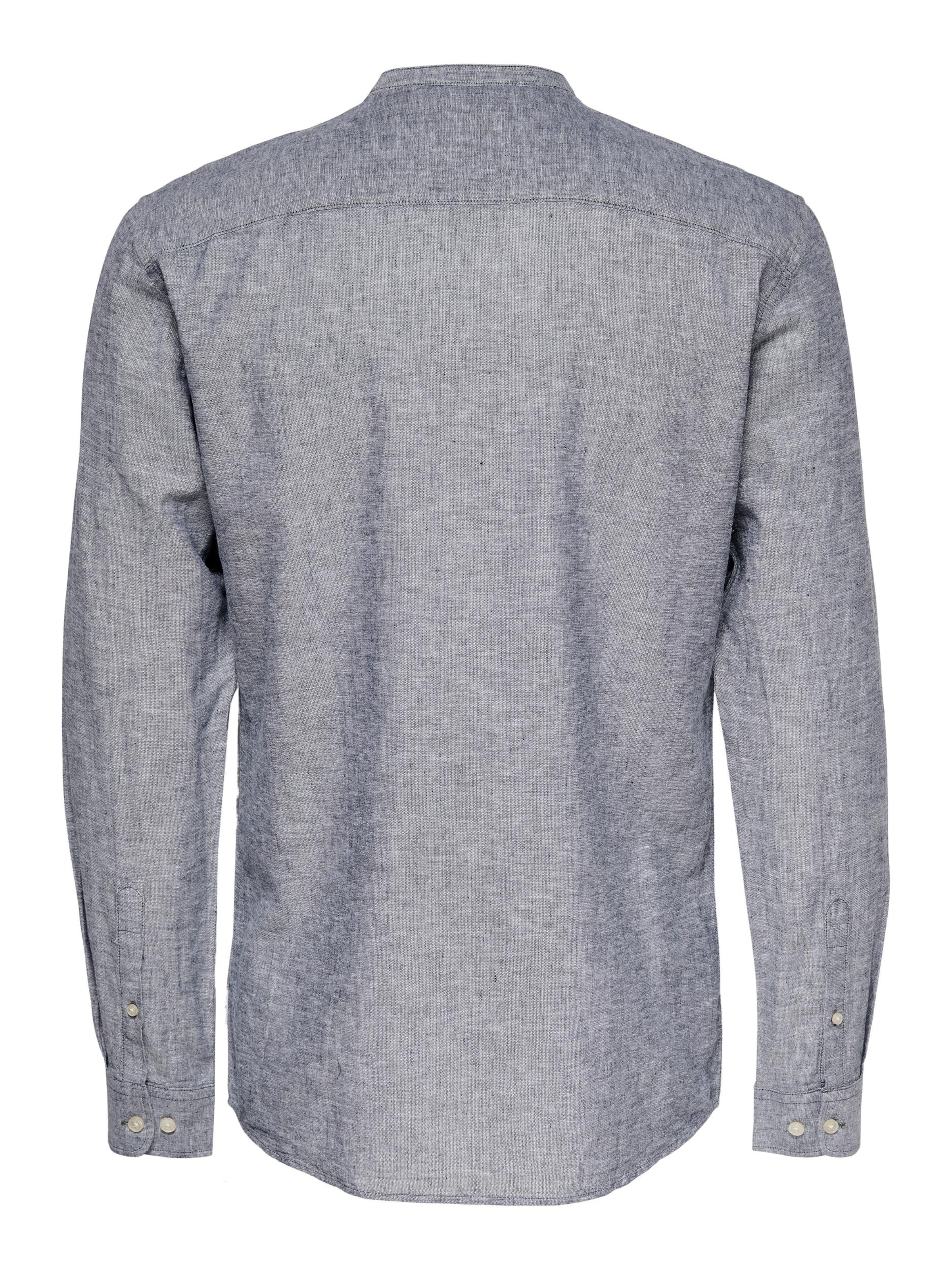 Slim fit Cămașă 'Caiden' de la Only & Sons pe albastru