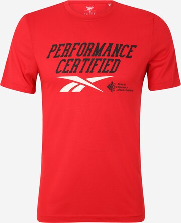 Reebok Sport Performance Shirt in Red: front