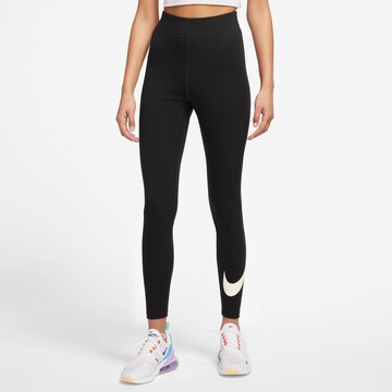 Nike Sportswear Skinny Leggings in Schwarz: predná strana