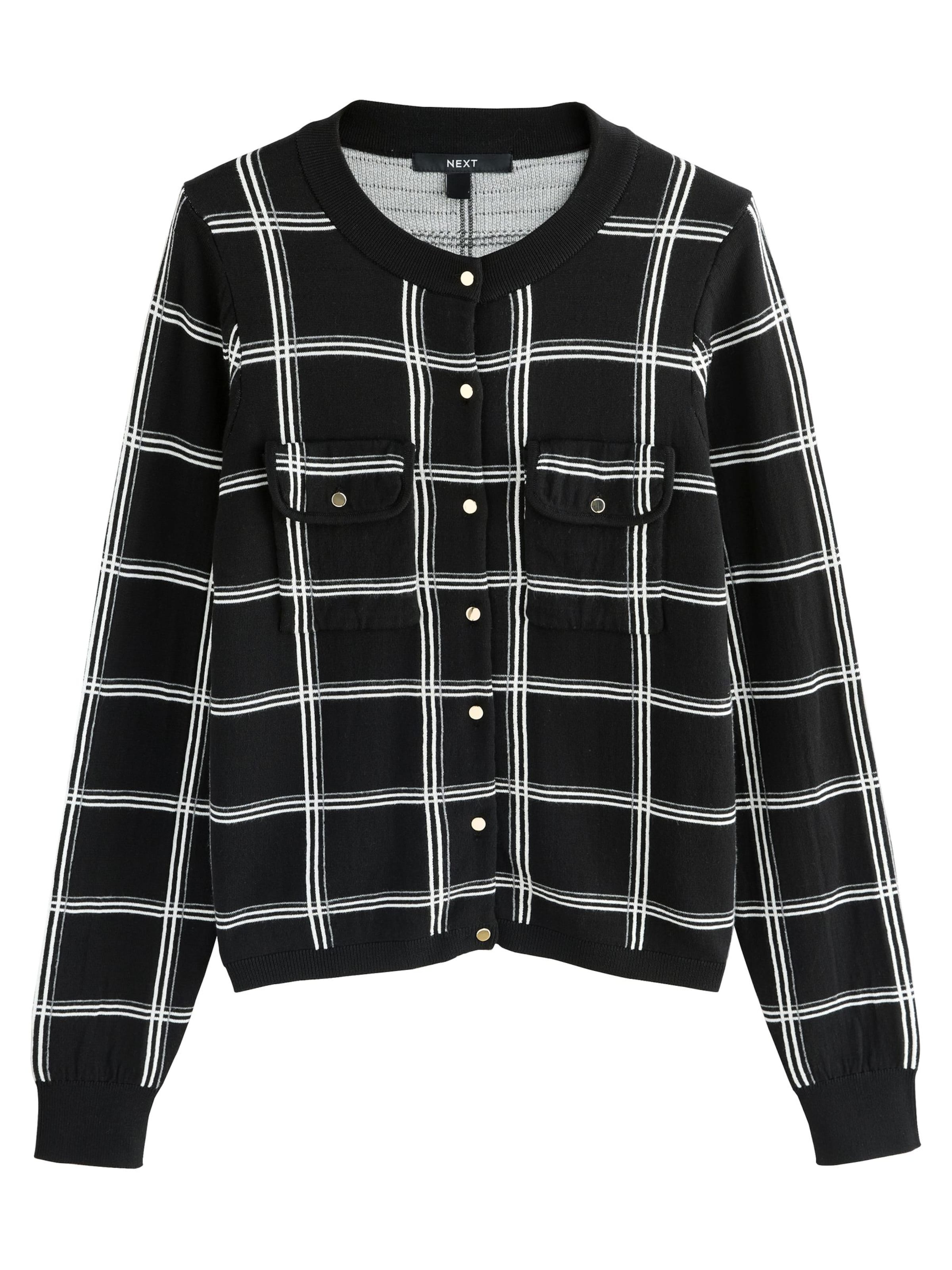 Next Kardigan – černá: přední strana