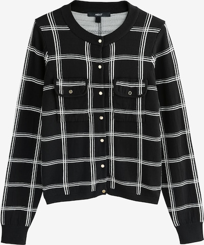 Kardiganas iš Next, spalva – juoda / balta, Prekių apžvalga