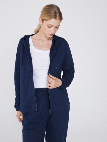 Tezenis Zip-Up Hoodie in Blue