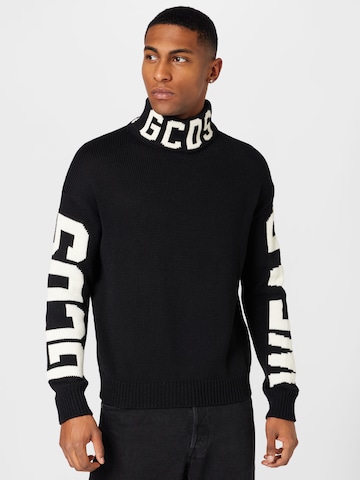 GCDS Sweater in Black: front