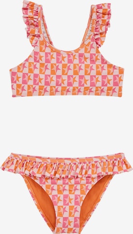 WE Fashion Bustier Bikini värissä vaaleanpunainen: etupuoli