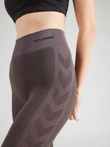 Hummel Skinny Sportnadrágok - lila