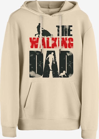Felpa 'The Walking Dad' di Cotton Prime in beige: frontale